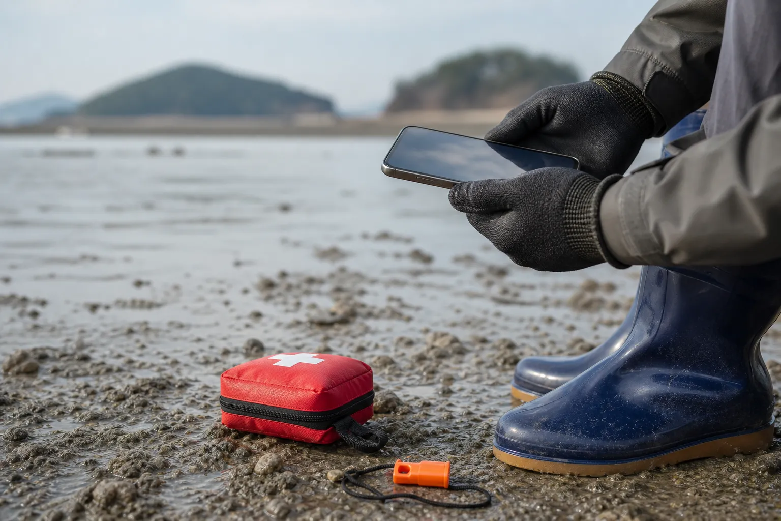 Gyehwa-ri Mudflat Experience Safety: What Buan Mudflat Travel Visitors Should Know 2 Gyehwa-ri Mudflat Experience Safety tide and emergency basics