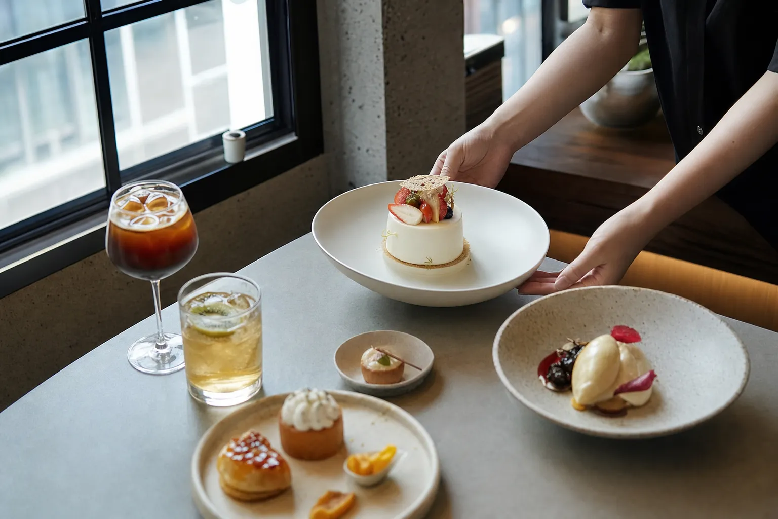 NH Dream Bank Dream Cafe chef dessert collaboration in Seongsu