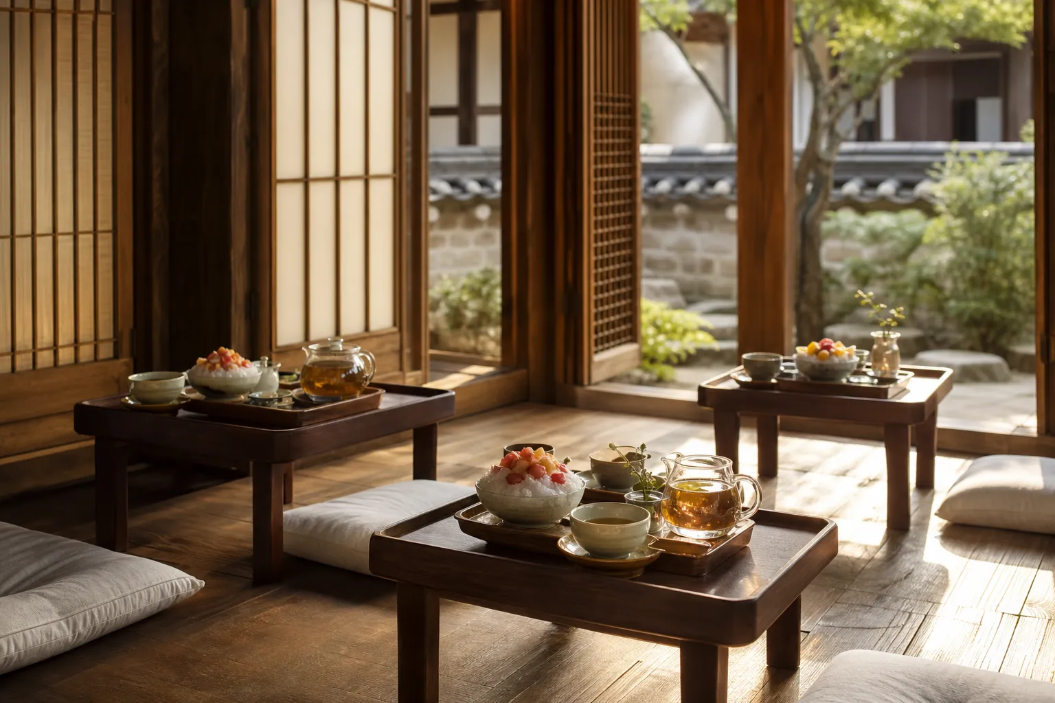 Namsangol Hanok Village summer dessert experience August 8 sessions concept