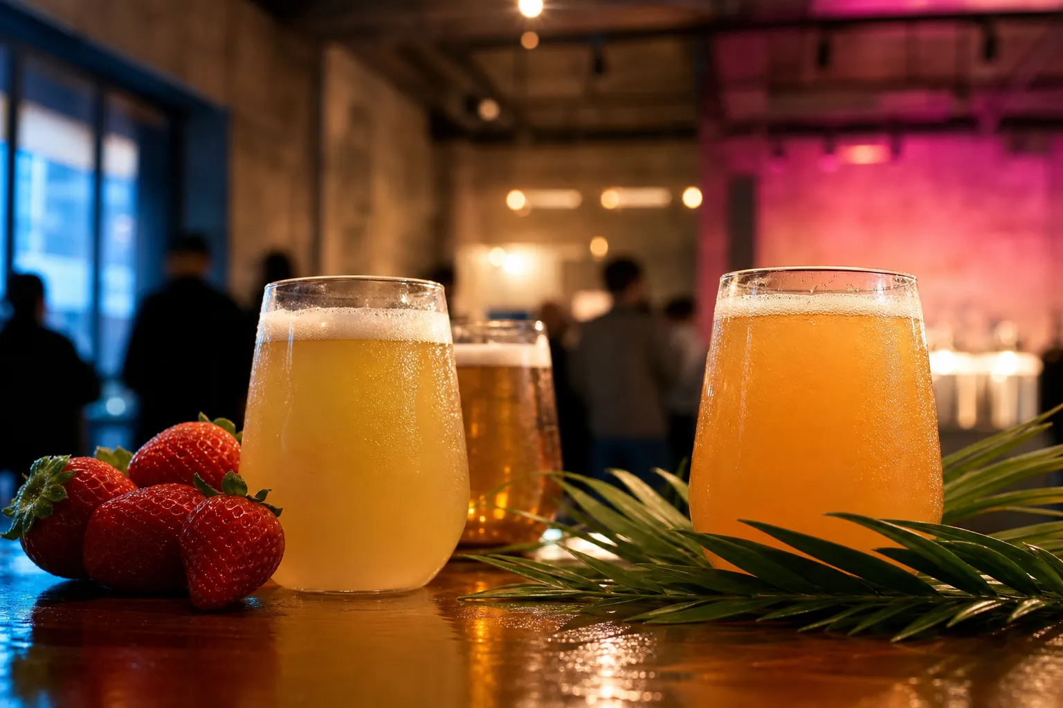 Seoul Brewery Seongsu KIBEX 2026 Geumsil Strawberry Witbier and Emerald Palm Hazy IPA release concept