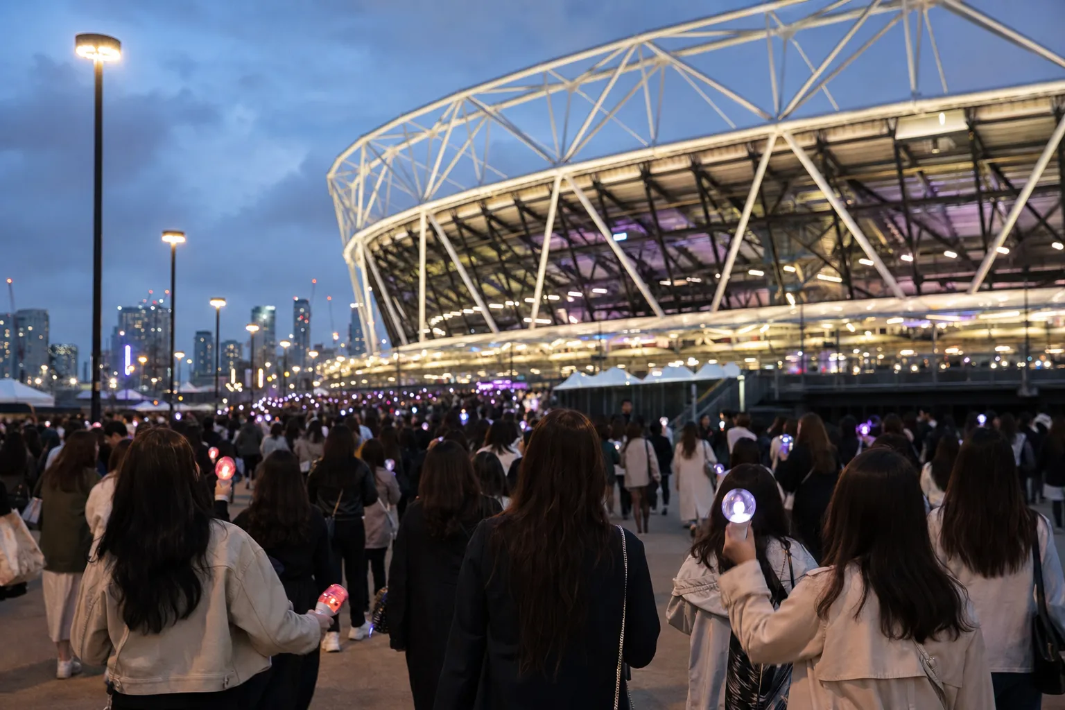 BTS Tottenham Concert Attendance Reaches About 130,000, Setting Venue Record 2 BTS 토트넘 콘서트 관객수 London stadium crowd concept