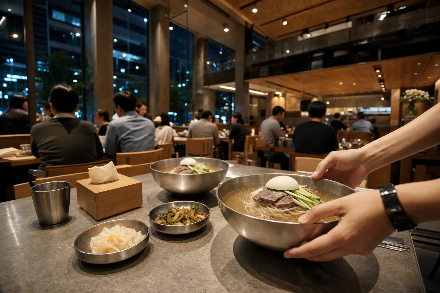 Eulji Myeonok in Nakwon-dong five-story Seoul restaurant concept