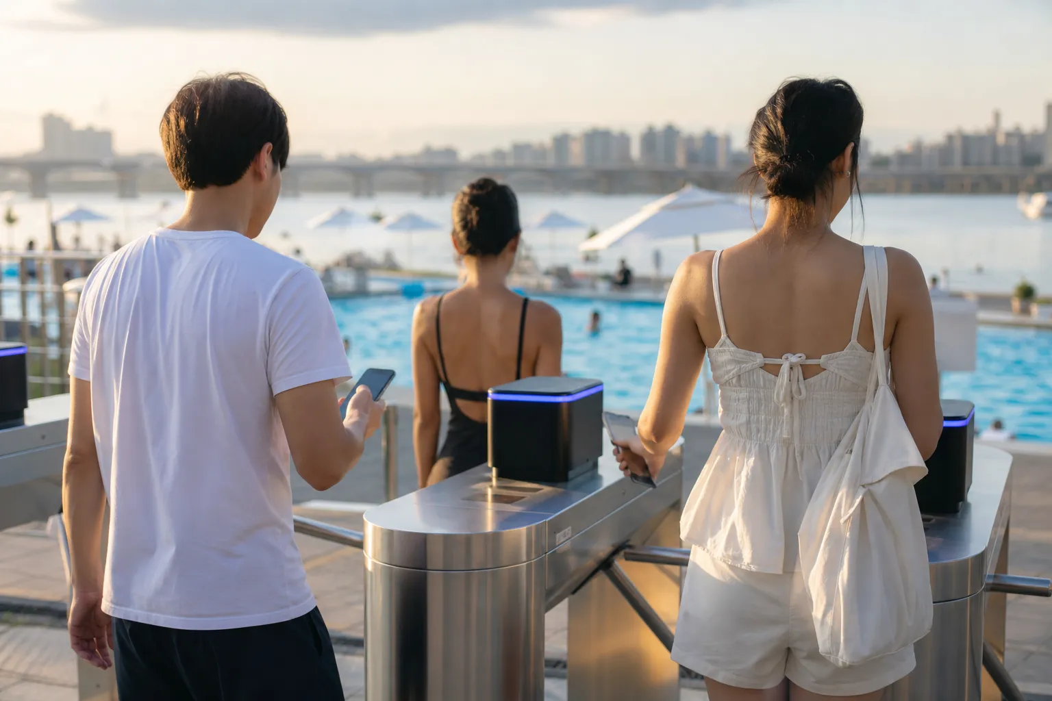 Han River pools Naver Reservation mobile ticket entry guide 2026