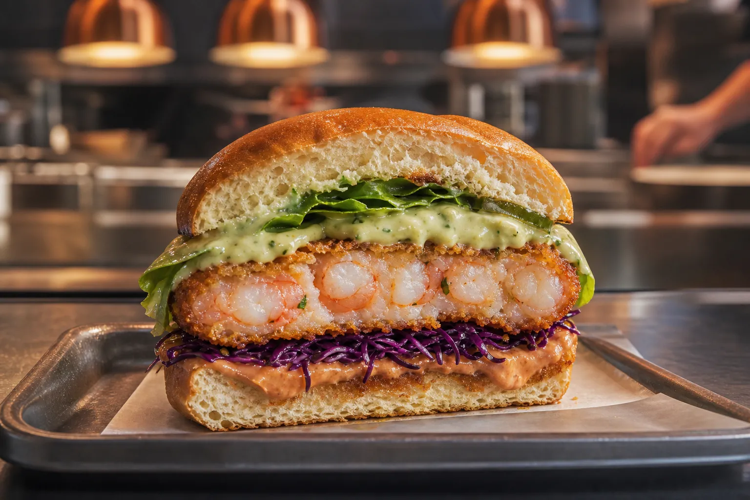 BD Burger Shrimp Patty: Why Seongsu’s Wasabi Whole-Shrimp Burger Stands Out 2 비디버거 새우패티 wasabi whole-shrimp burger Seongsu-dong guide