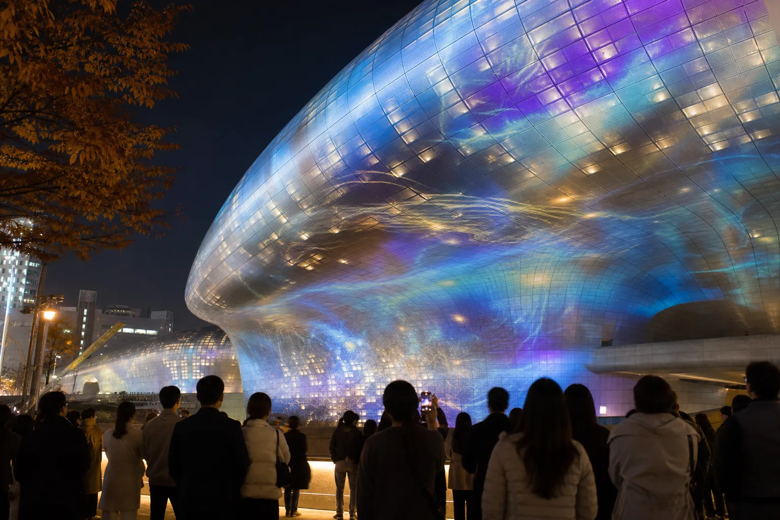 Seoul night tourism Seoul Light DDP 2025 visitor guide concept