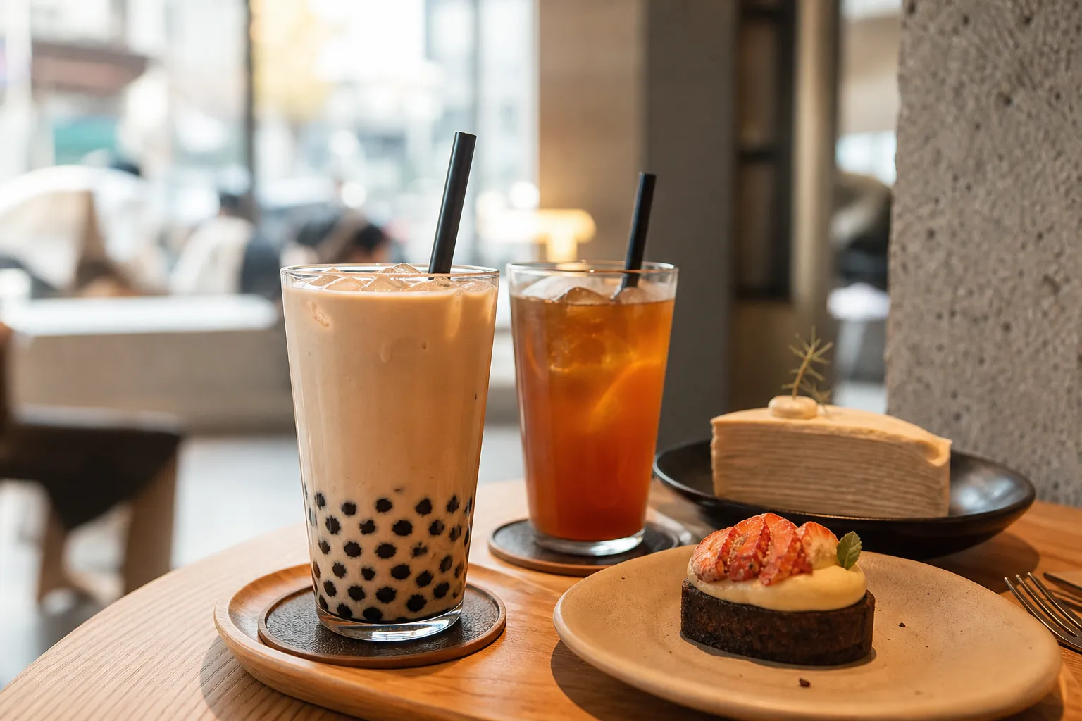 성수 다밍 밀크티 Taiwan Daming milk tea Seoul cafe dessert