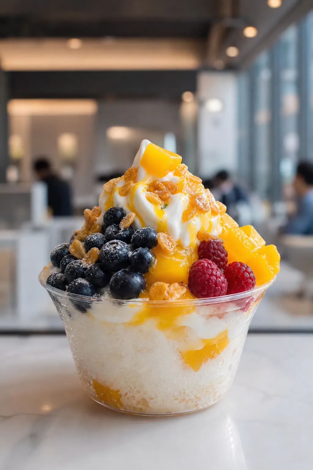 Yoajung Hongdae cup bingsu Seoul dessert guide