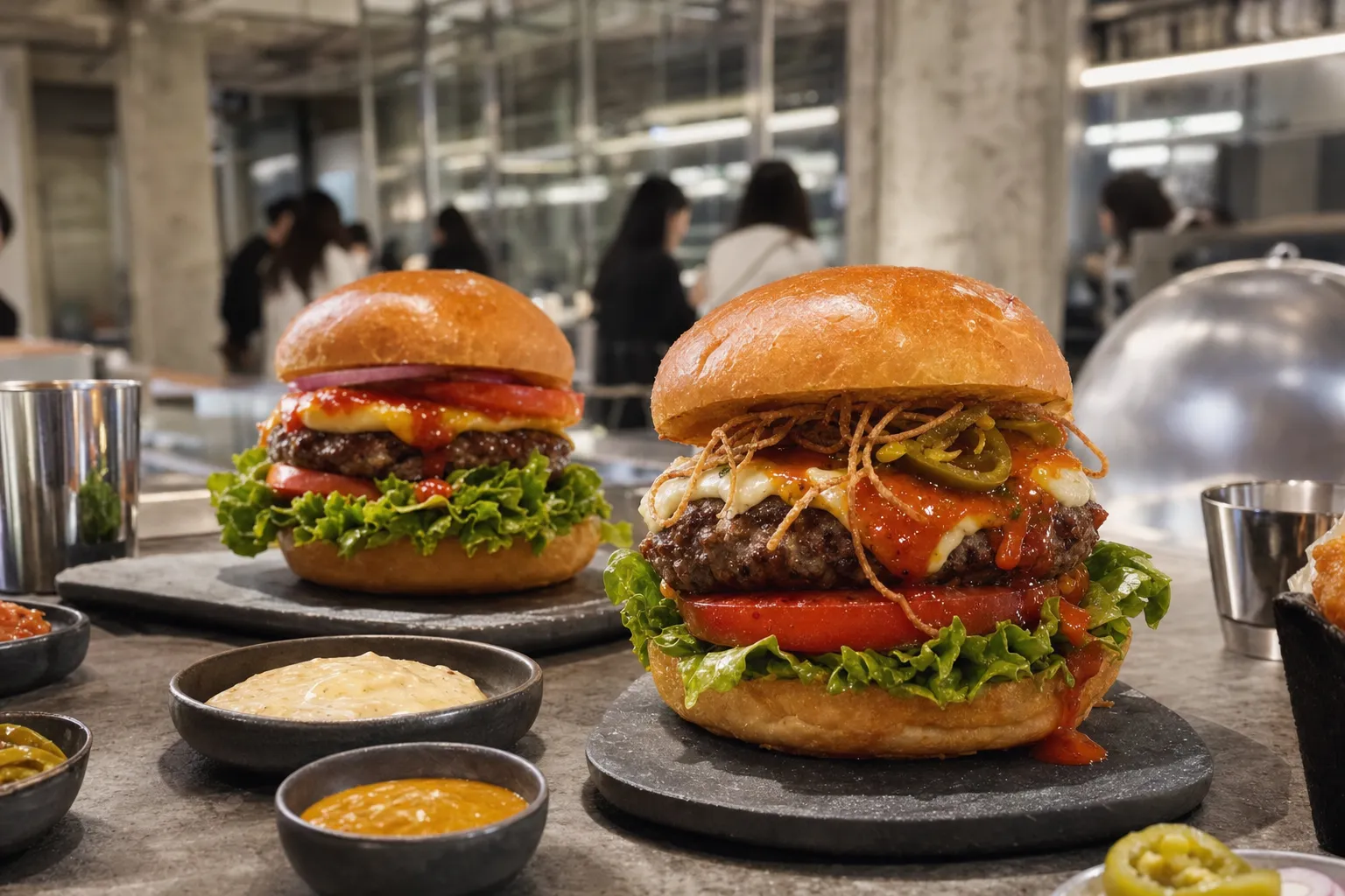 Seongsu Burger Popup No Brand Burger and TABASCO limited seasonal burgers concept
