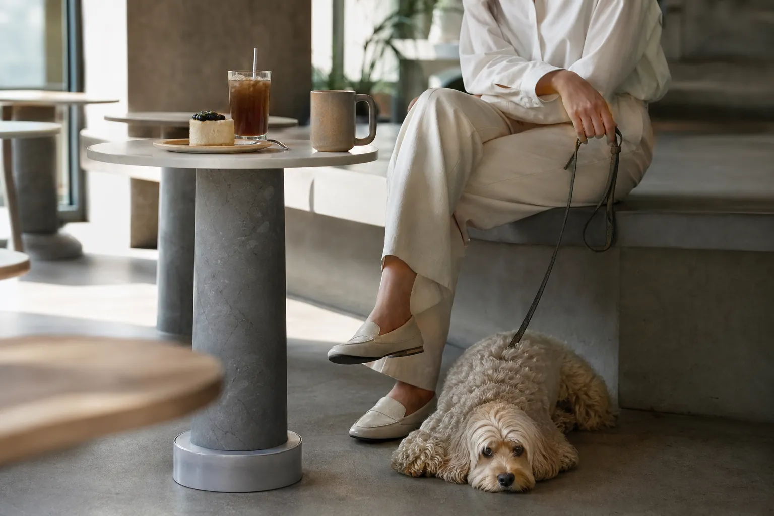 Koku Seoul cafe near Sindang Station dog-friendly visit