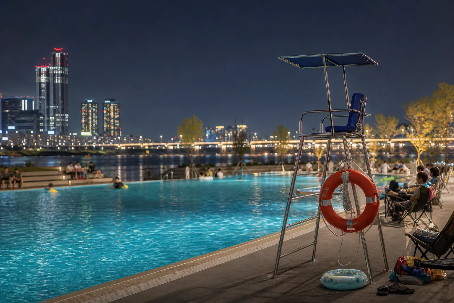 Han River Swimming Pools Open at Night Until 10 PM safety guide Seoul