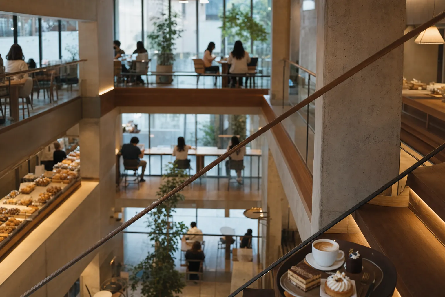 번트서울 청계천 카페 three floor Jongno bakery cafe