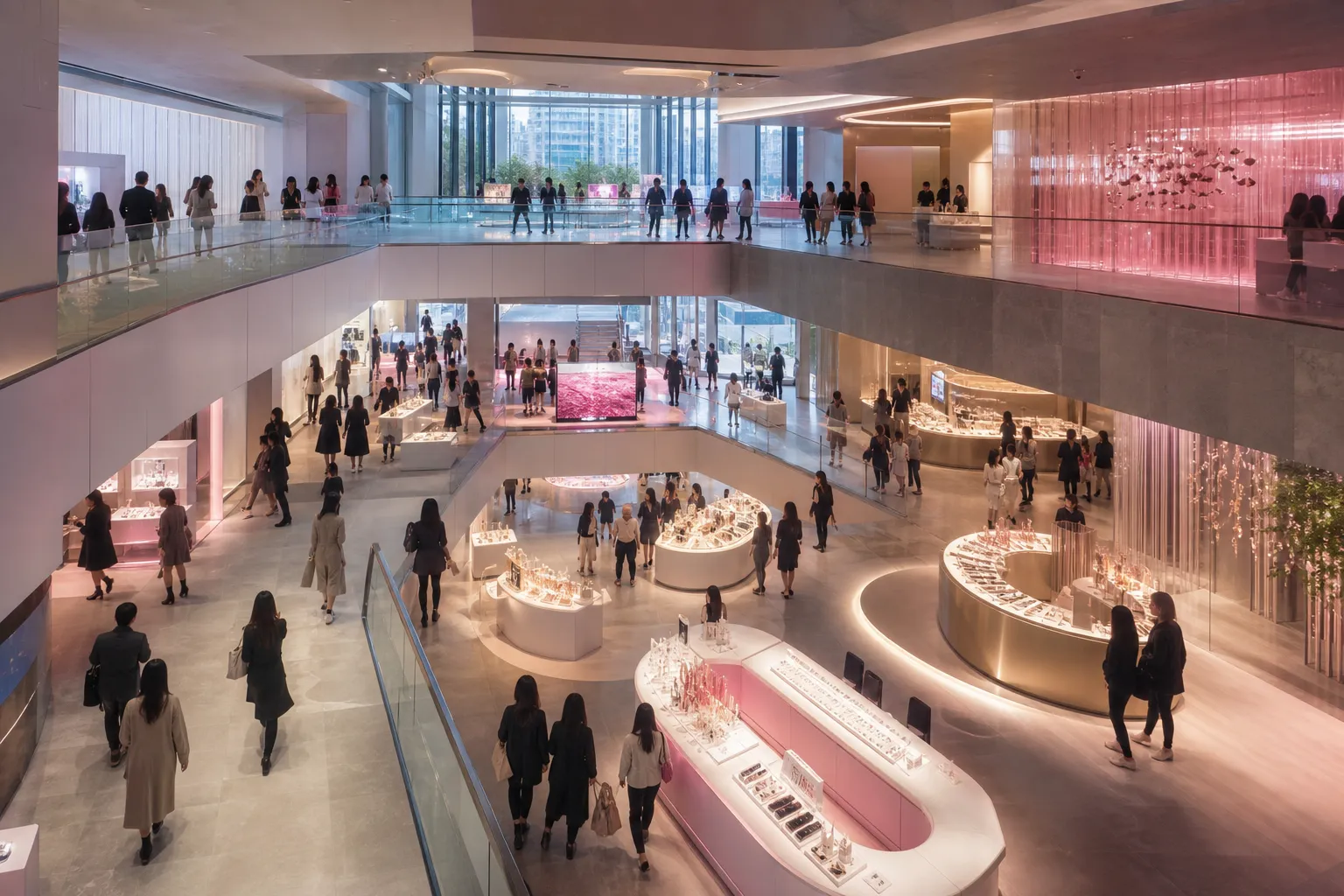 KBF Beauty House floors and experience zones at K-Beauty Festival Seoul