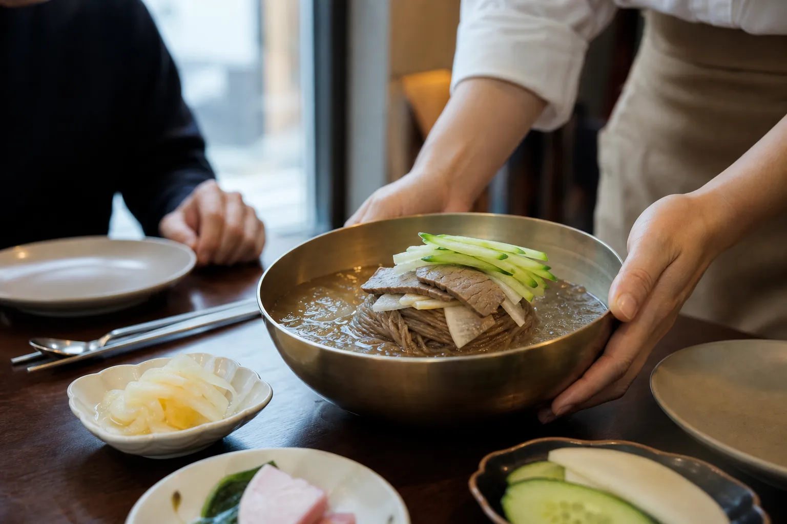 Andeok Naengmyeon: Seochon’s Beef Cold Noodles in the 2026 Michelin Bib Gourmand Spotlight 2 Andeok Naengmyeon Seochon Seoul beef cold noodles guide