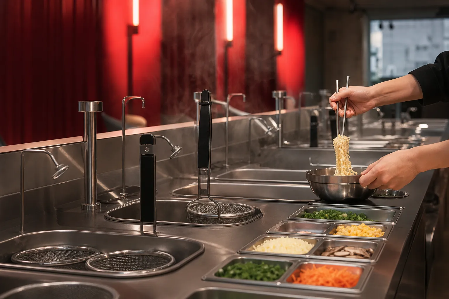 Seongsu Shin Ramyun Pop-Up Guide: What to Know About Nongshim’s Shin Ramyun Bunsik 2 Nongshim Shin Ramyun Bunsik Seongsu DIY ramyun experience