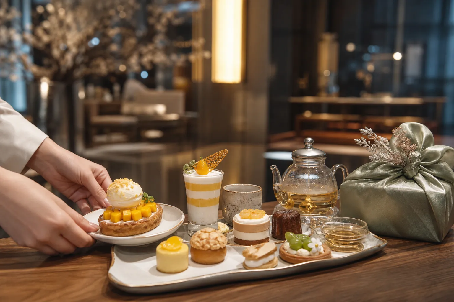 천상가옥 디저트 세트 Dalbit Raon Seongsu cafe guide