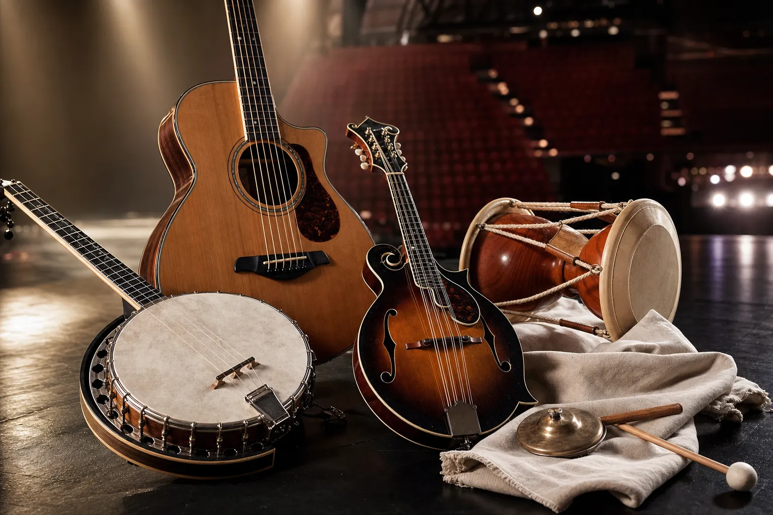 Yeowoorak Pansori Bluegrass Guide: Country GongBang X Jung Yun-hyeong’s <Nol:um> at Yeowoorak Festival 2026 2 여우락 판소리 블루그래스 Country GongBang Jung Yun-hyeong Nol:um concert instruments