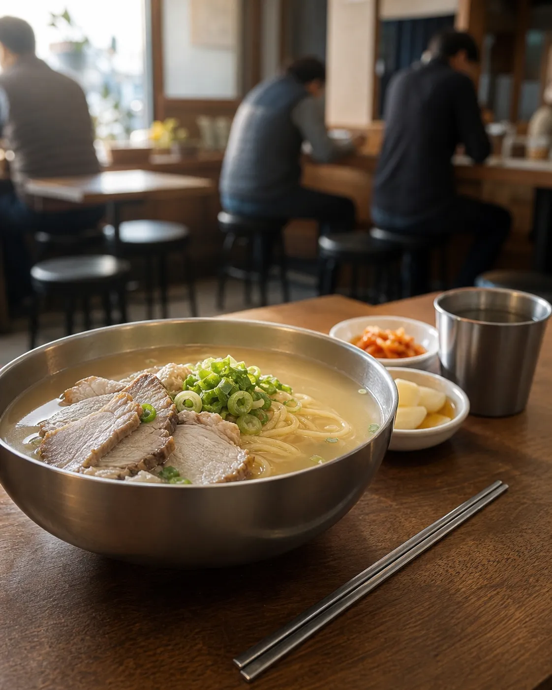 Golmak Sikdang Breakfast in Jeju: Early-Morning Meat Noodles at a Local Favorite 2 Golmak Sikdang Jeju breakfast gogi guksu local favorite