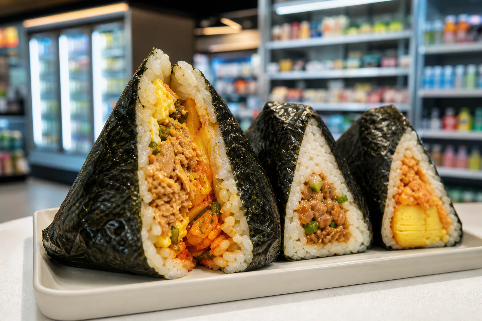 Convenience Store Big Triangle Gimbap Guide: What Changed at CU, GS25, and 7-Eleven 2 편의점 빅삼각김밥 CU PBICK GS25 Soft Triangle Gimbap 7-Eleven All New Triangle Gimbap