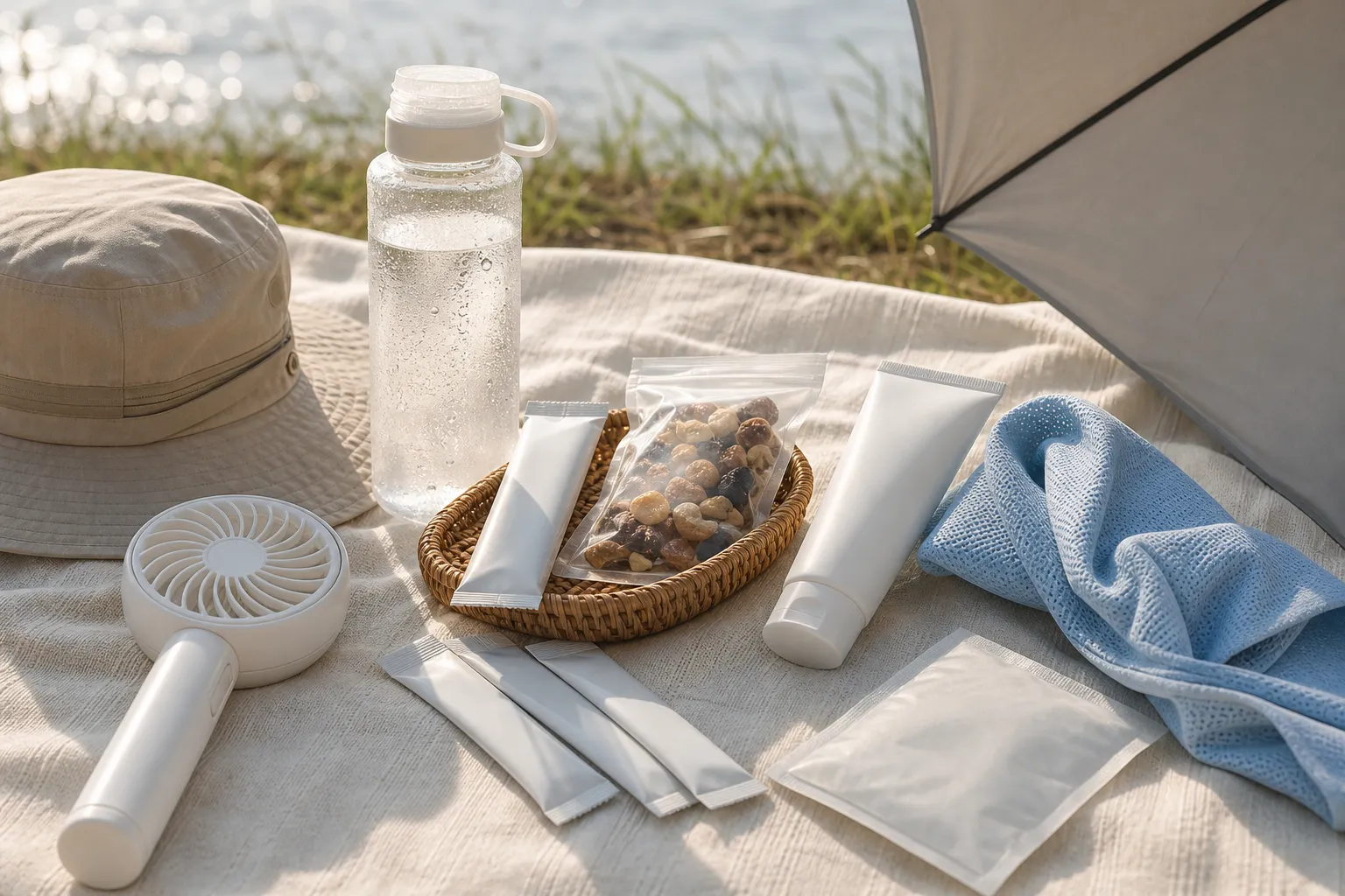 한강 피크닉 폭염 준비물 Seoul summer picnic checklist