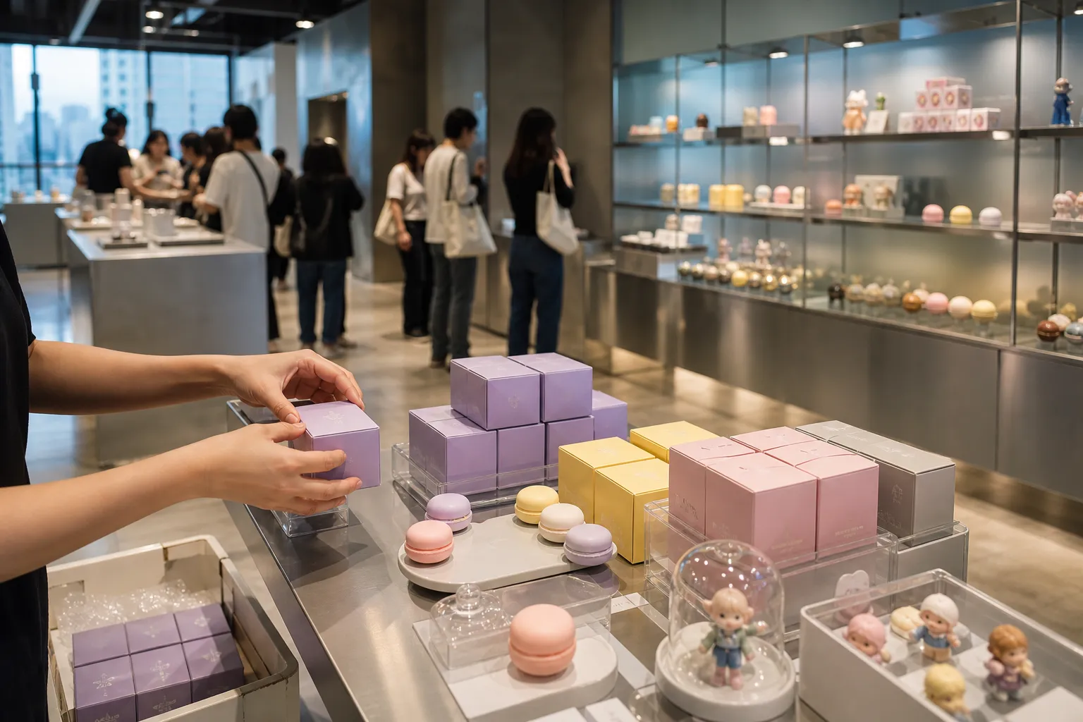 Labubu Tasty Macaron POP MART Korea availability trend concept