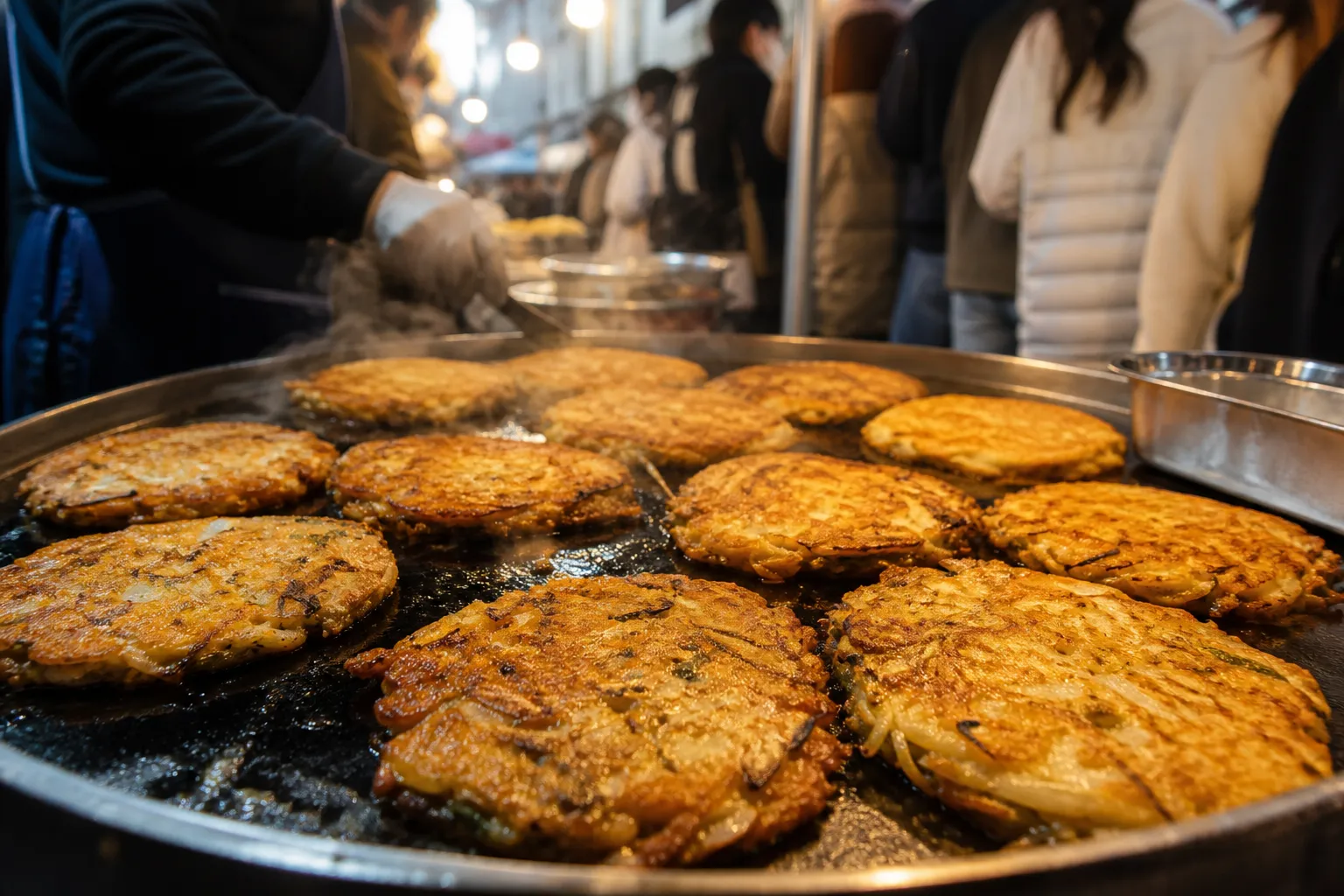 Gwangjang Bindaetteok Queue Guide: When the Lines Are Worth It at Seoul’s Classic Market 2 광장시장 빈대떡 줄서기 Seoul market guide