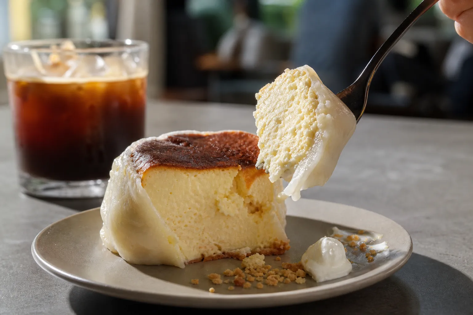 Western Chapter Mochi Cheesecake Seoul Forest cafe dessert