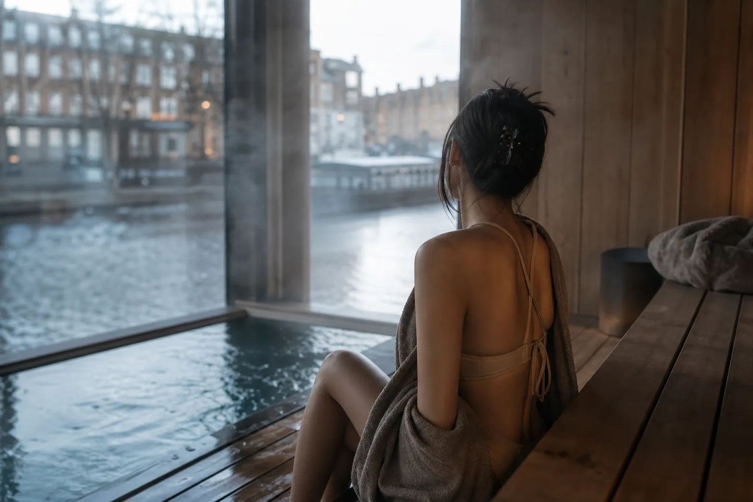 Jennie’s Copenhagen Sauna Photos Turn a Travel Update Into a Standout Style Moment 2 Jennie Copenhagen sauna photos Roskilde Festival travel style