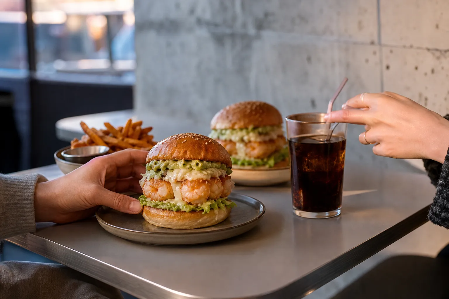 Zesty Saloon Seongsu Shrimp Burger Korea Burger Championship trend