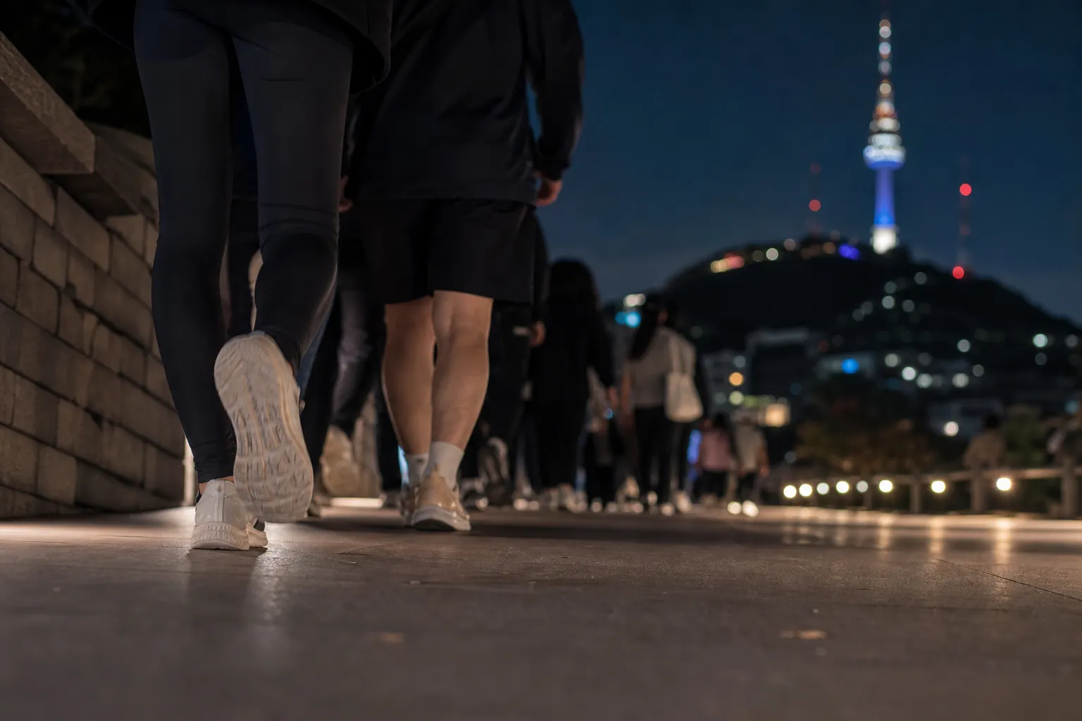 남산 6km 야간 걷기 N Seoul Tower night walk preparation