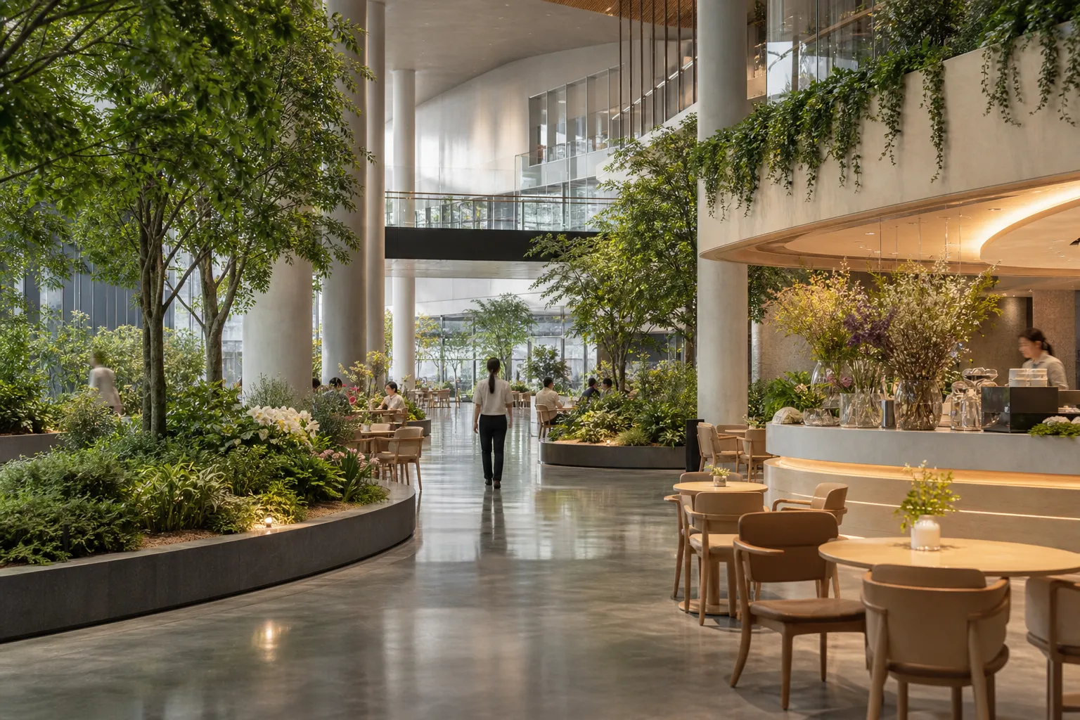 Magongnaru Flower Flow: Inside the Garden-Style Flower Flow Cafe at Sono Trinity Commons 3 Magongnaru Flower Flow inside Sono Trinity Commons Seoul cafe concept
