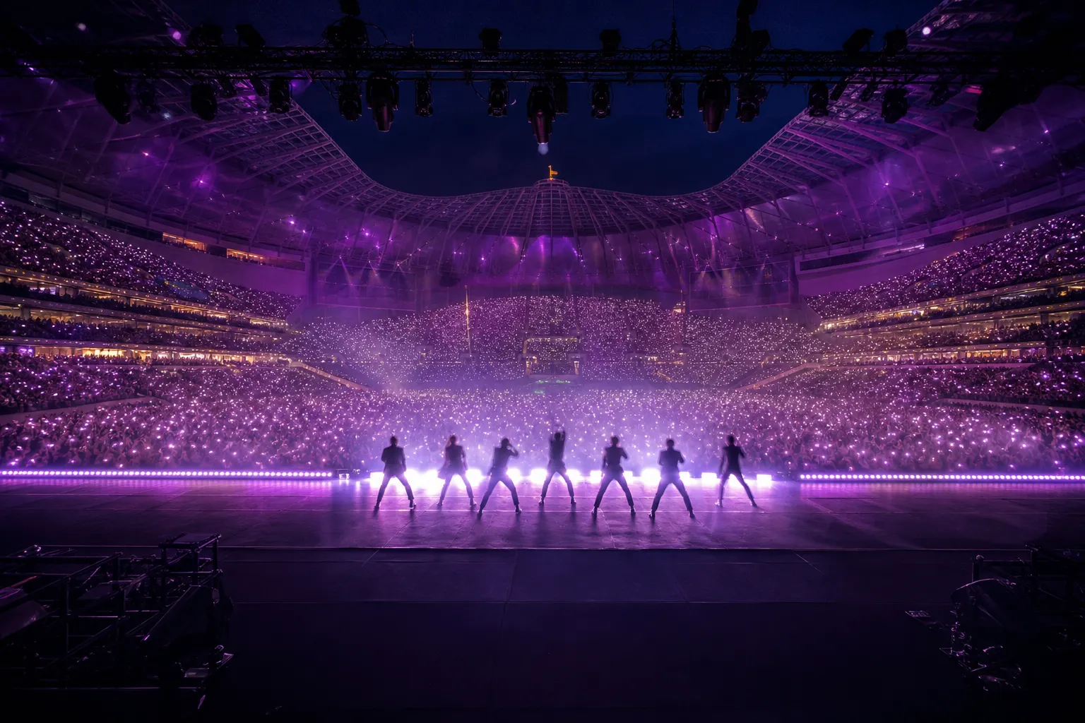 BTS Tottenham Concert Attendance Reaches About 130,000, Setting Venue Record 3 BTS Tottenham concert attendance venue record K-culture music scene