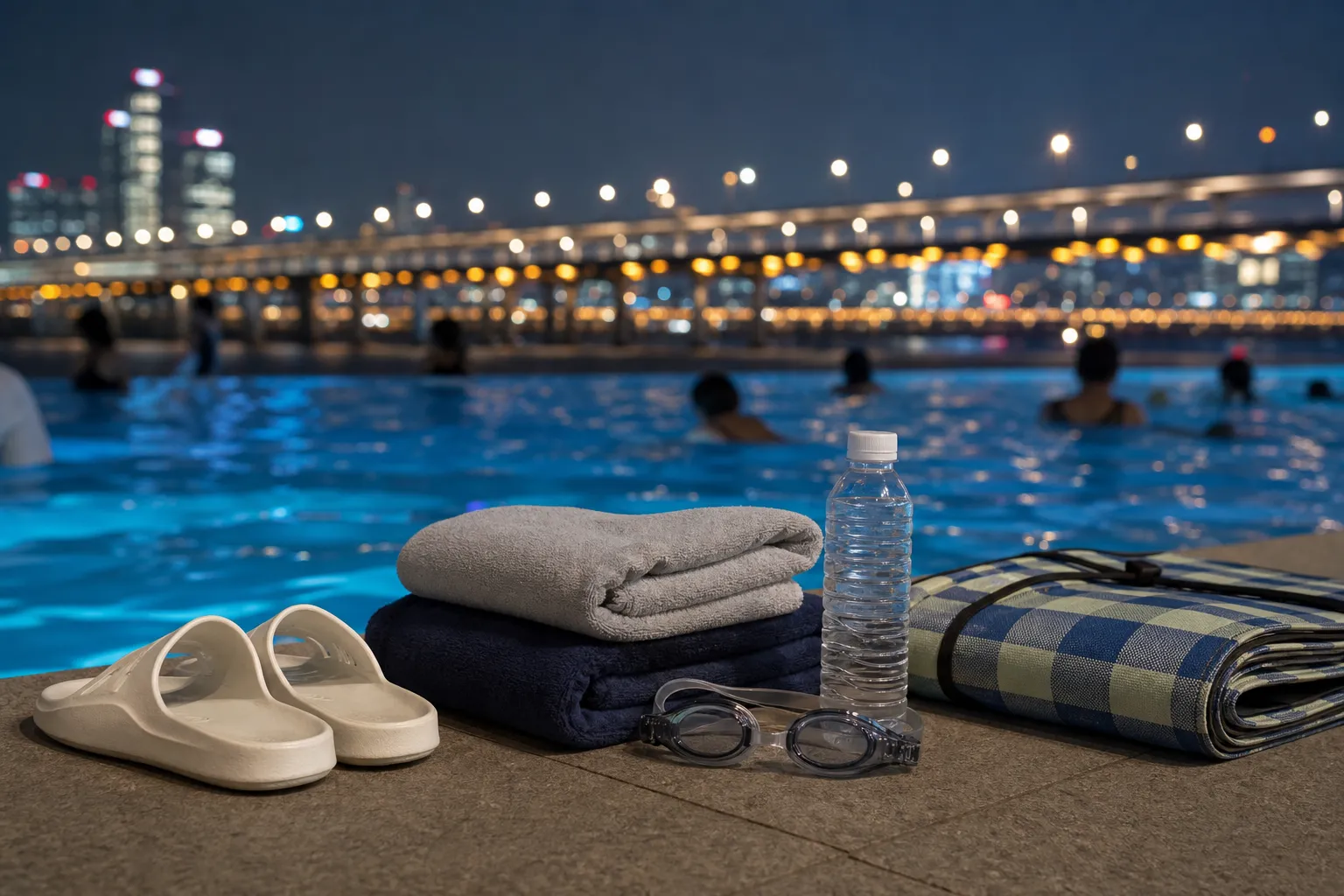 Han River Night Pools 2026: Where to Swim Until 10 PM in Seoul 3 한강 야간 수영장 Seoul 2026 summer pool season