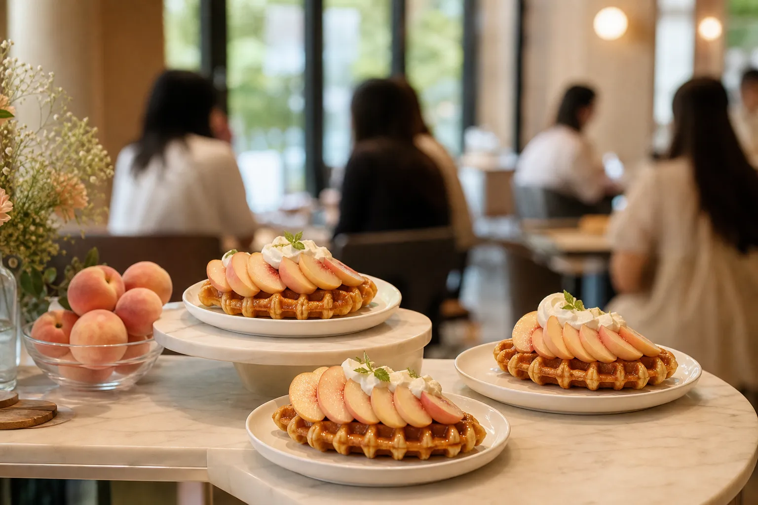 Bangchuri Peach Croffle: What to Know About the Summer Pop-Up Menu 3 Bangchuri Peach Croffle summer peach dessert pop-up