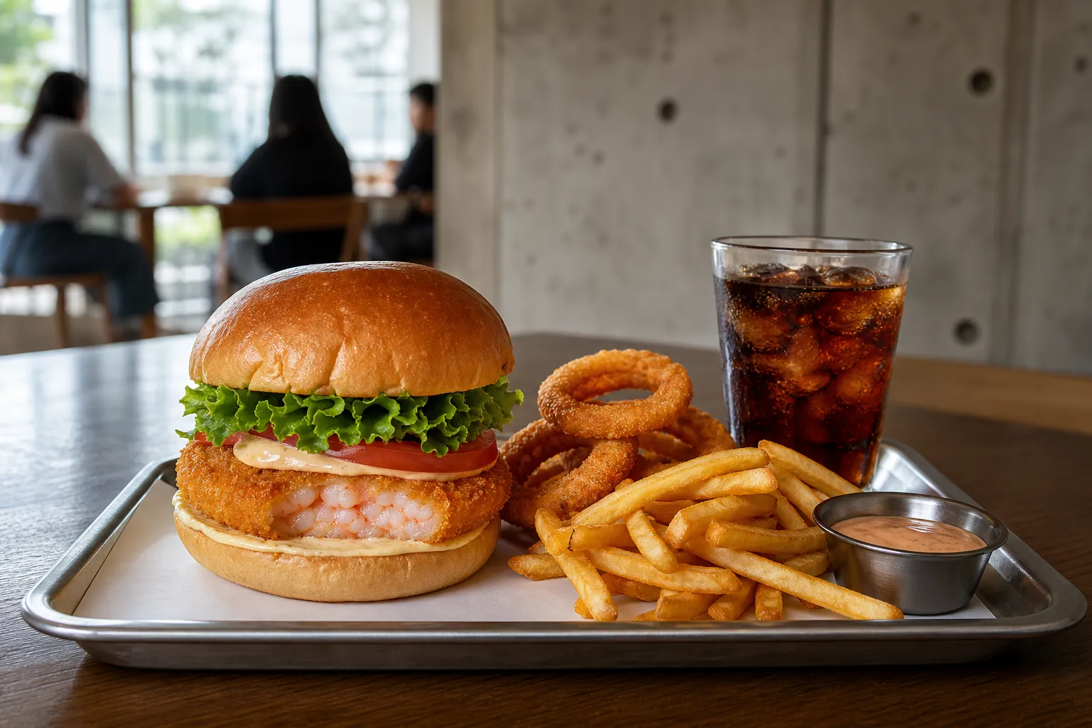 BD Burger Shrimp Patty: Why Seongsu’s Wasabi Whole-Shrimp Burger Stands Out 3 BD Burger Seongsu shrimp patty burger sides and ordering style