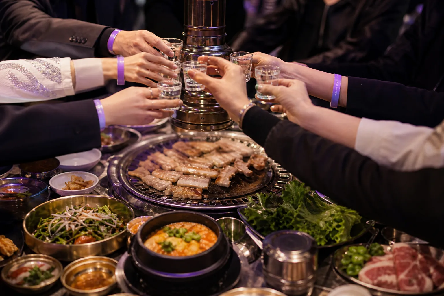 BTS London Pork Belly Dinner: The Korean BBQ Moment Fans Are Talking About 3 BTS London pork belly dinner after Tottenham Hotspur Stadium concerts