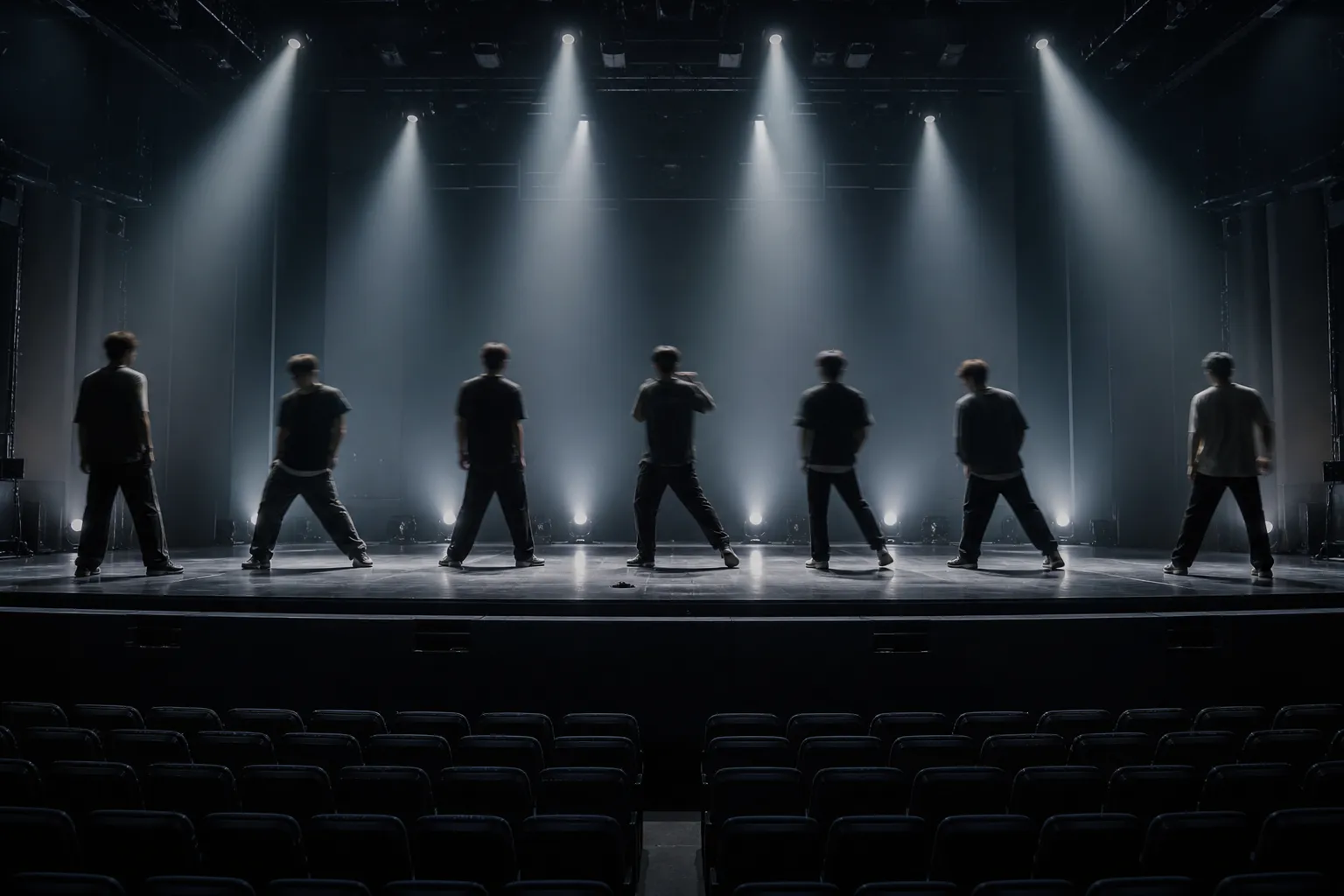 NCT 127 seven member renewal stage lineup concept