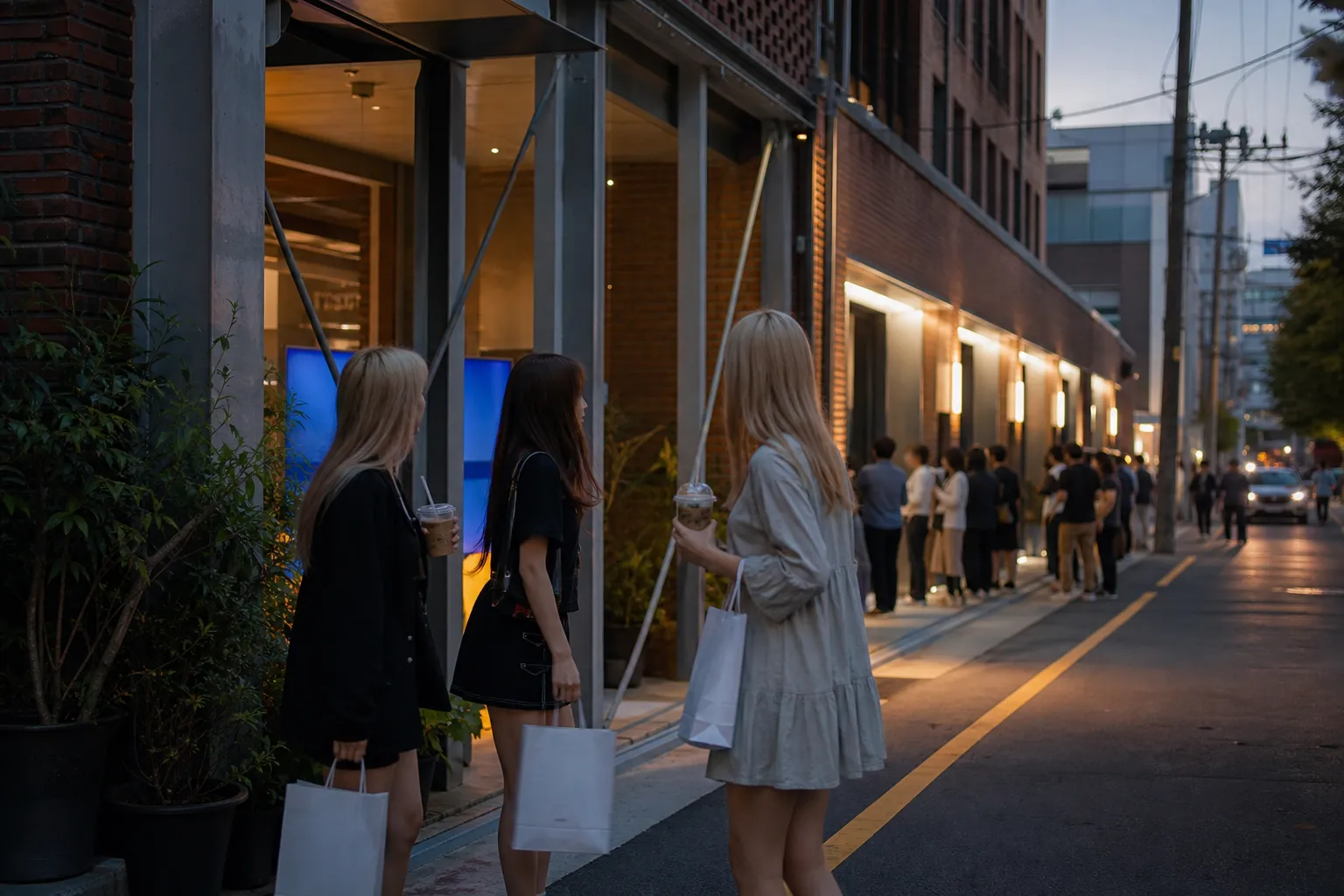 Foreign tourists in Seongsu-dong Seoul K-culture dailycation guide