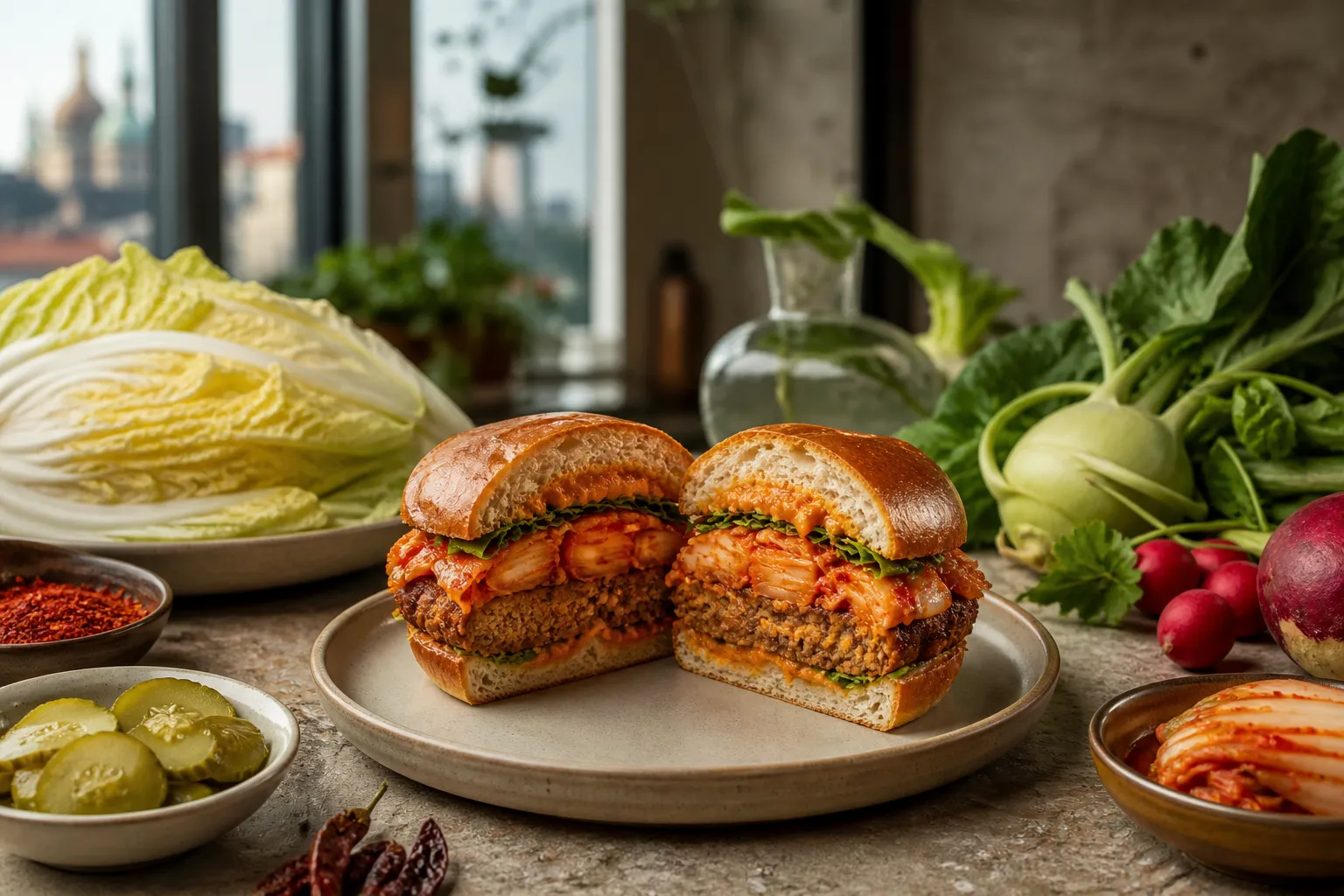 Czech Vegan Kimchi Burger: Why Prague Festivals Could Be K-Food’s Plant-Based Opening 3 체코 비건 김치 버거 K-food plant-based opening