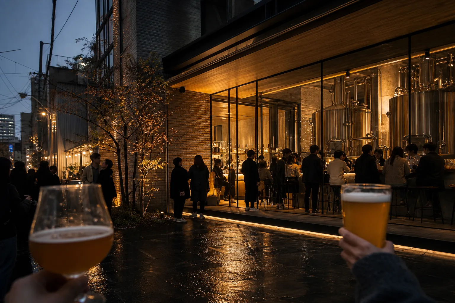 Seongsu craft beer Brooklyn Brewery Korea neighborhood brewing moment